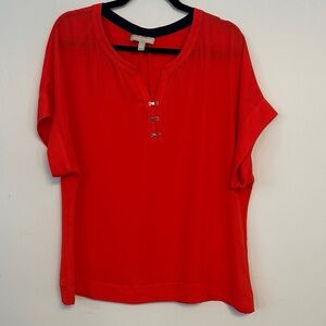 Banana Republic Scarlet Blouse with Button Detail